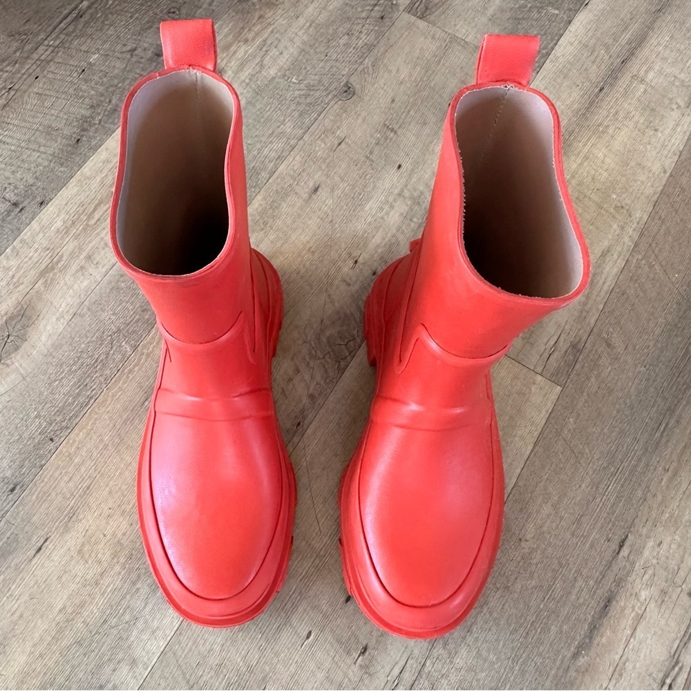 Rag & Bone Shiloh Rainboots in Fire Red - Picture 4 of 14